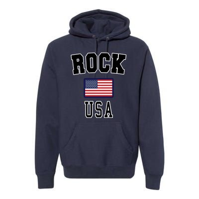 Rock N Roll USA Premium Hoodie