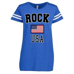 Rock N Roll USA Enza Ladies Jersey Football T-Shirt