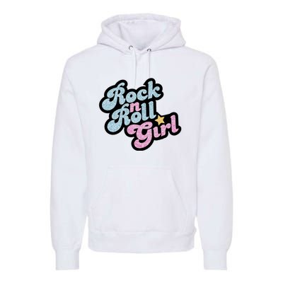 Rock N Roll Girl Premium Hoodie