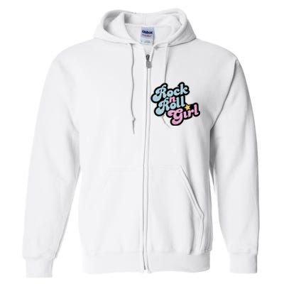 Rock N Roll Girl Full Zip Hoodie