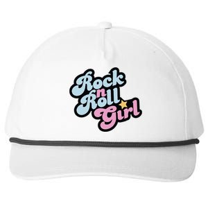 Rock N Roll Girl Snapback Five-Panel Rope Hat