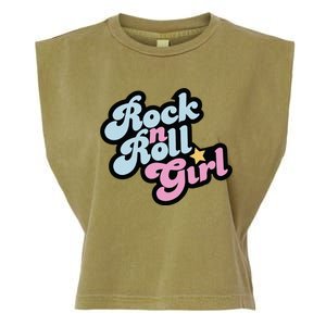 Rock N Roll Girl Garment-Dyed Women's Muscle Tee