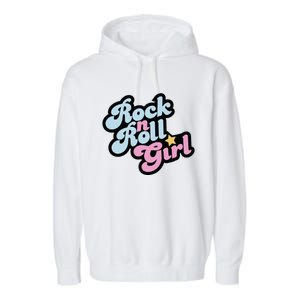 Rock N Roll Girl Garment-Dyed Fleece Hoodie