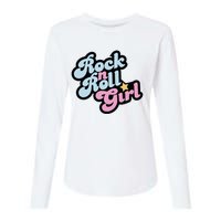 Rock N Roll Girl Womens Cotton Relaxed Long Sleeve T-Shirt