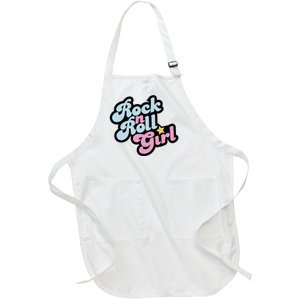 Rock N Roll Girl Full-Length Apron With Pockets