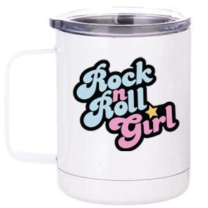 Rock N Roll Girl 12 oz Stainless Steel Tumbler Cup