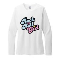 Rock N Roll Girl Womens CVC Long Sleeve Shirt