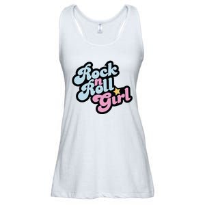 Rock N Roll Girl Ladies Essential Flowy Tank