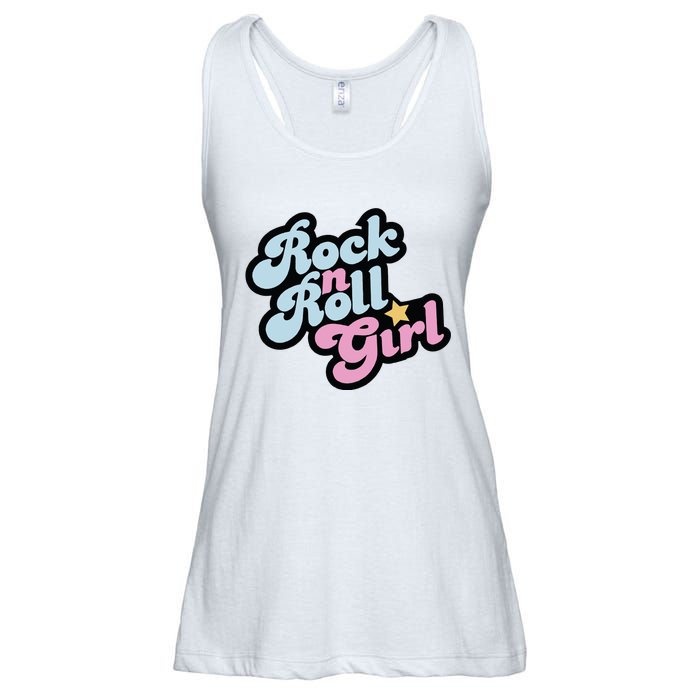 Rock N Roll Girl Ladies Essential Flowy Tank