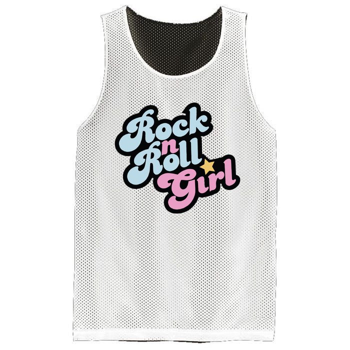 Rock N Roll Girl Mesh Reversible Basketball Jersey Tank