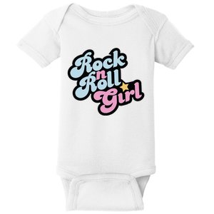 Rock N Roll Girl Baby Bodysuit