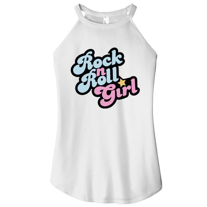 Rock N Roll Girl Women's Perfect Tri Rocker Tank