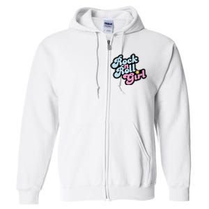 Rock N Roll Girl Full Zip Hoodie