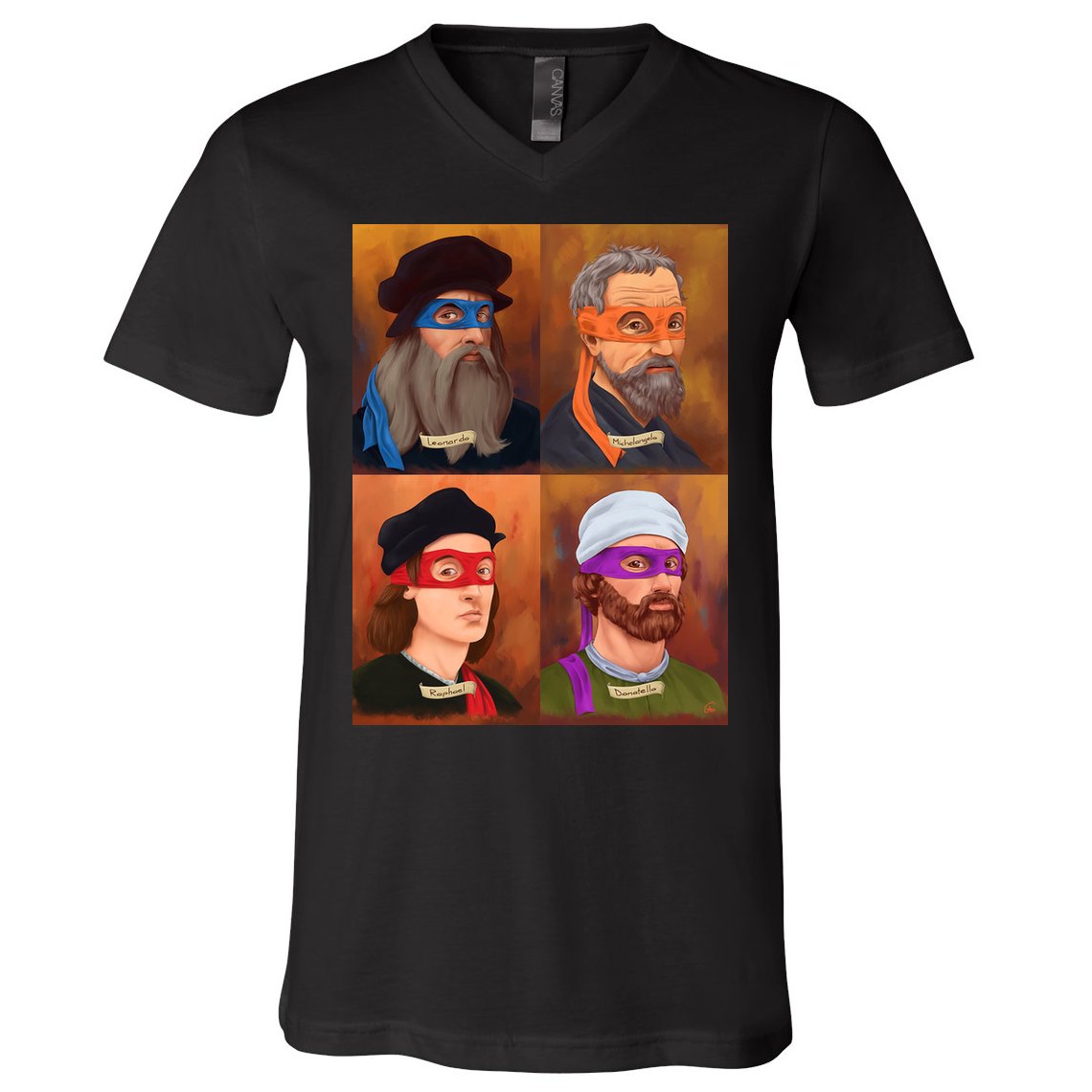 Renaissance Ninjas V-Neck T-Shirt