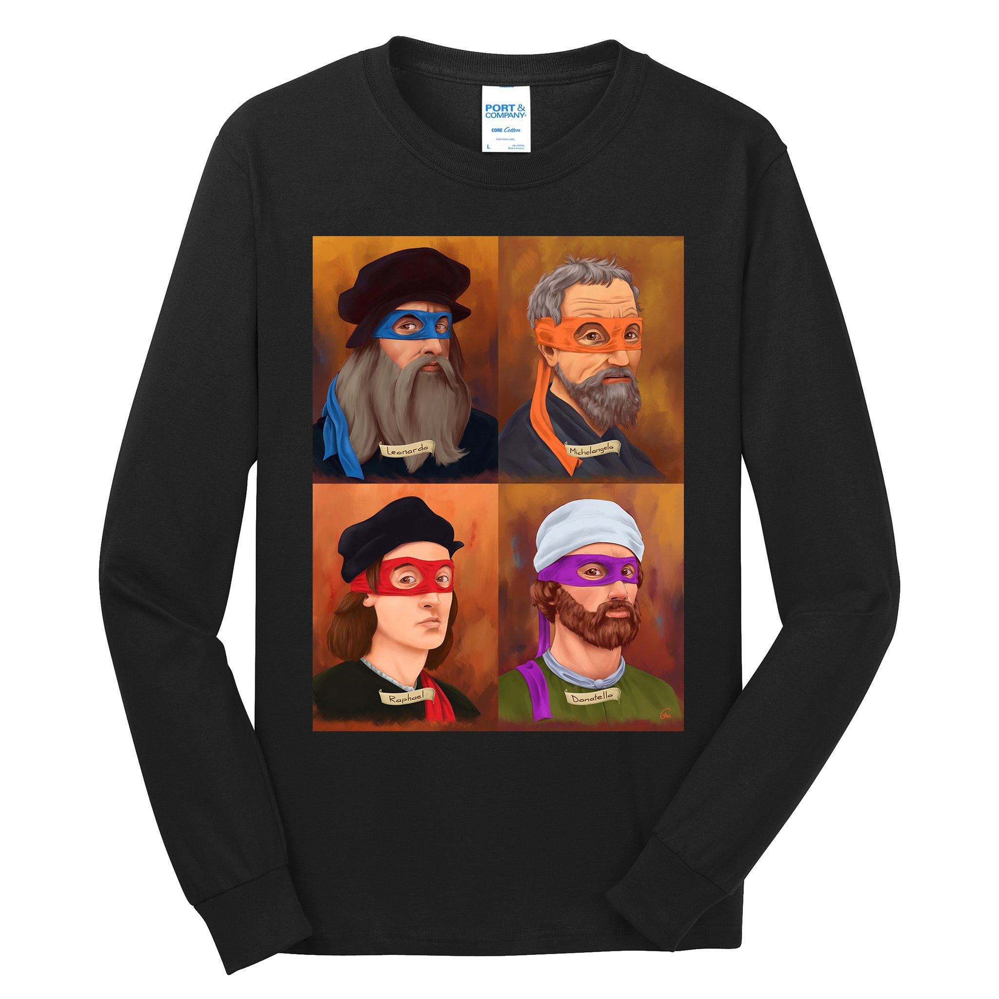 Renaissance Ninjas Tall Long Sleeve T-Shirt