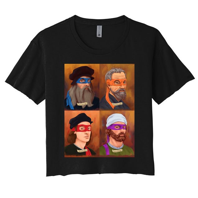 Renaissance Ninjas Women's Crop Top Tee