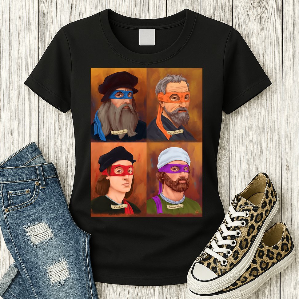 Renaissance Ninjas Womens T-Shirt
