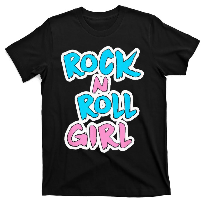 Rock N Roll Girl Music Fan T-Shirt