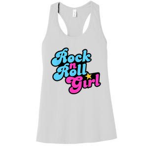 Rock N Roll Girl Ocean Fish Halloween Costumes Women's Racerback Tank