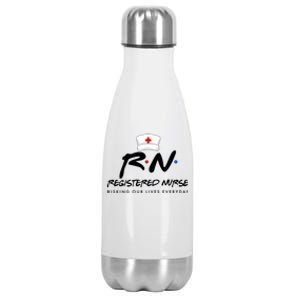 Registered Nurse Risking Our Lives Everyday Stainless Steel Insulated Water Bottle