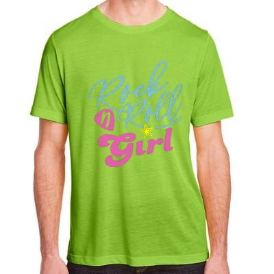 Rock N Roll Girl Purple Adult ChromaSoft Performance T-Shirt