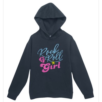 Rock N Roll Girl Purple Urban Pullover Hoodie