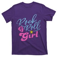 Rock N Roll Girl Purple T-Shirt