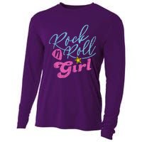 Rock N Roll Girl Purple Cooling Performance Long Sleeve Crew