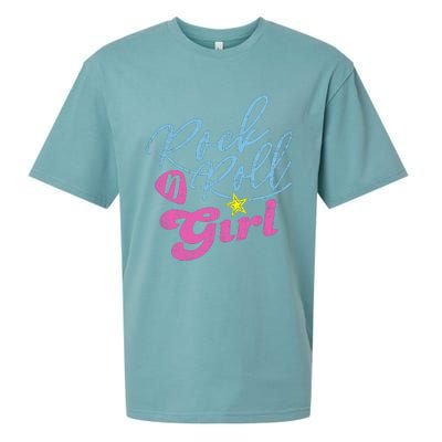 Rock N Roll Girl Purple Sueded Cloud Jersey T-Shirt