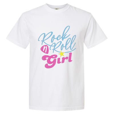 Rock N Roll Girl Purple Garment-Dyed Heavyweight T-Shirt