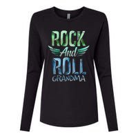 Rock n Roll Grandma' Cool Rock n Roll Mother's Day Womens Cotton Relaxed Long Sleeve T-Shirt