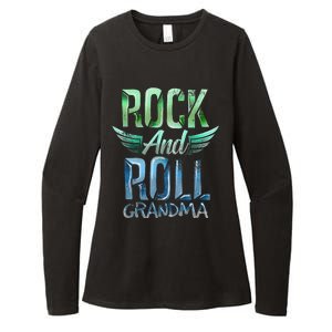 Rock n Roll Grandma' Cool Rock n Roll Mother's Day Womens CVC Long Sleeve Shirt