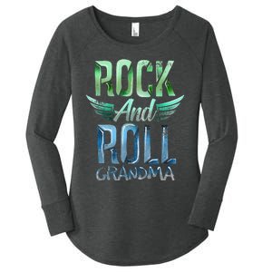 Rock n Roll Grandma' Cool Rock n Roll Mother's Day Women's Perfect Tri Tunic Long Sleeve Shirt