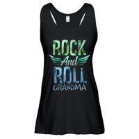 Rock n Roll Grandma' Cool Rock n Roll Mother's Day Ladies Essential Flowy Tank