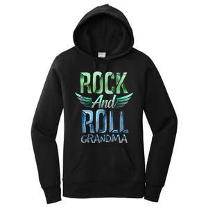 Rock n Roll Grandma' Cool Rock n Roll Mother's Day Women's Pullover Hoodie