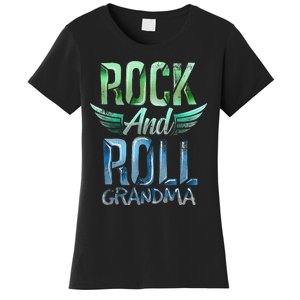 Rock n Roll Grandma' Cool Rock n Roll Mother's Day Women's T-Shirt