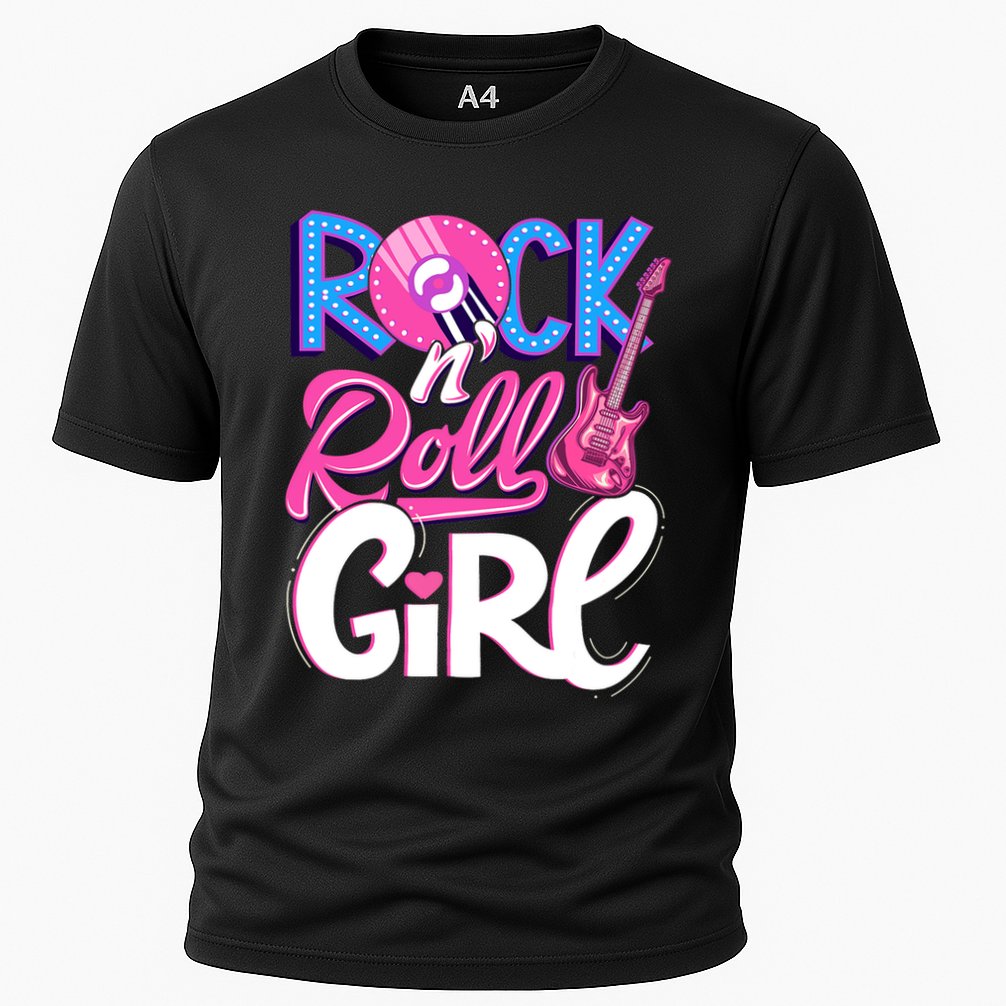 Rock N Roll Music Cooling Performance Crew T-Shirt
