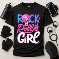 Rock N Roll Music Cooling Performance Crew T-Shirt