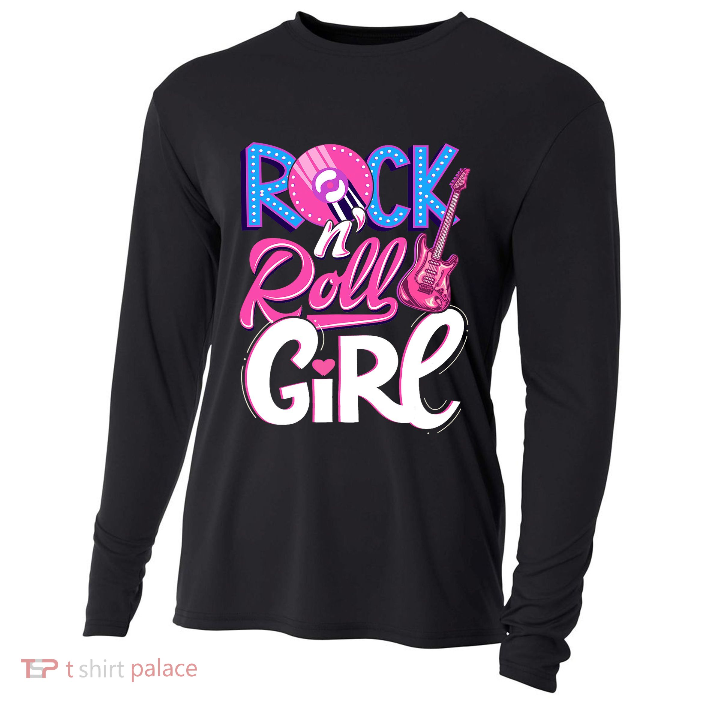 Rock N Roll Music Cooling Performance Long Sleeve Crew