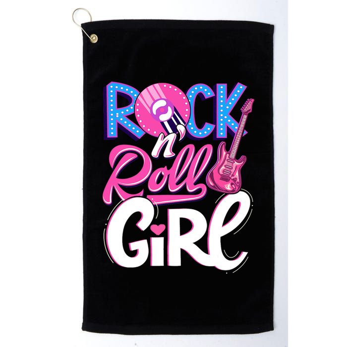 Rock N Roll Music Golf Towel