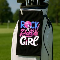 Rock N Roll Music Golf Towel