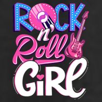 Rock N Roll Music Golf Towel