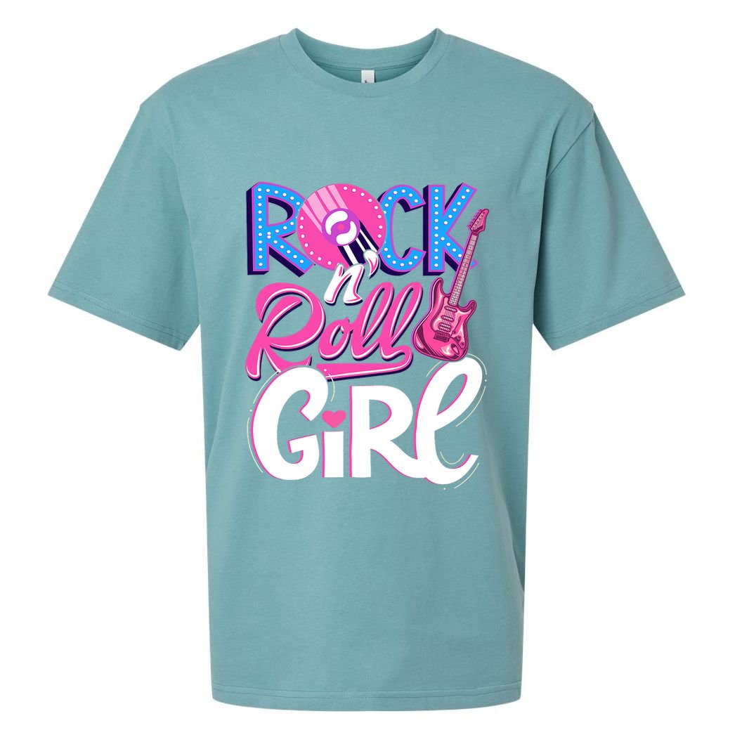 Rock N Roll Music Sueded Cloud Jersey T-Shirt