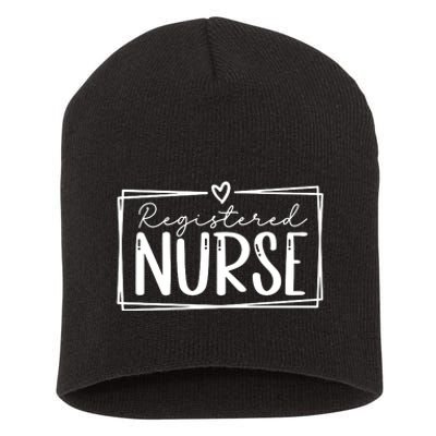 Registered Nurse Short Acrylic Beanie