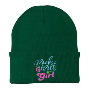 Rock N Roll Girl Purple Darla Knit Cap Winter Beanie