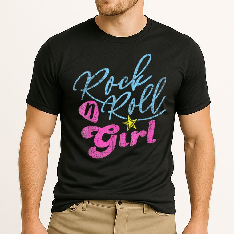 Rock N Roll Girl Purple Darla Cooling Performance Crew T-Shirt