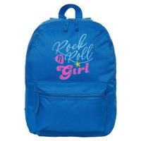 Rock N Roll Girl Purple Darla 16 in Basic Backpack