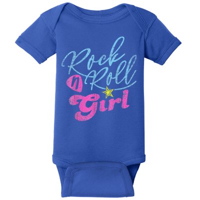 Rock N Roll Girl Purple Darla Baby Bodysuit
