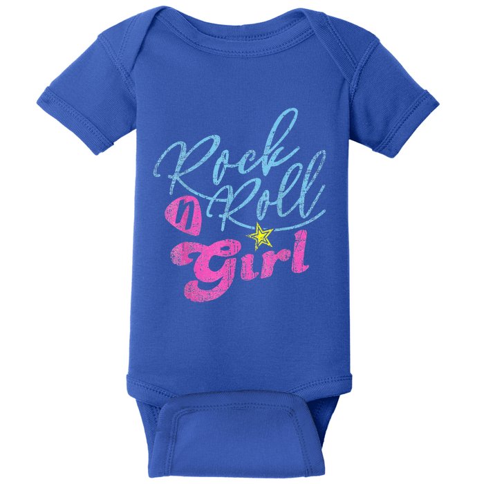 Rock N Roll Girl Purple Darla Baby Bodysuit