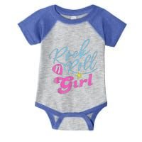 Rock N Roll Girl Purple Darla Infant Baby Jersey Bodysuit